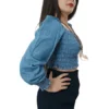Blusa Despojada Jeans