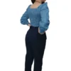 Blusa Despojada Jeans